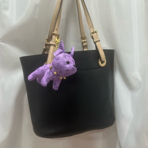 Purple Designer Dog Keychain - Picture 3 of 6